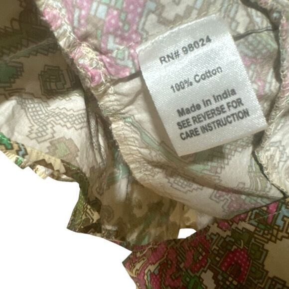 Anthropologie Love The Label Veronika Floral Puff Sleeve Dress in Brandyvine - Picture 5 of 7